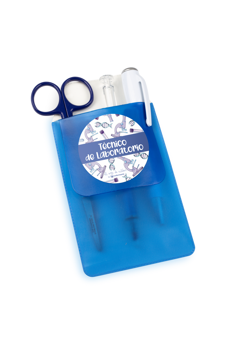Pen holder pocket protector - Laboratory technician @elartedecuidar-zoom-