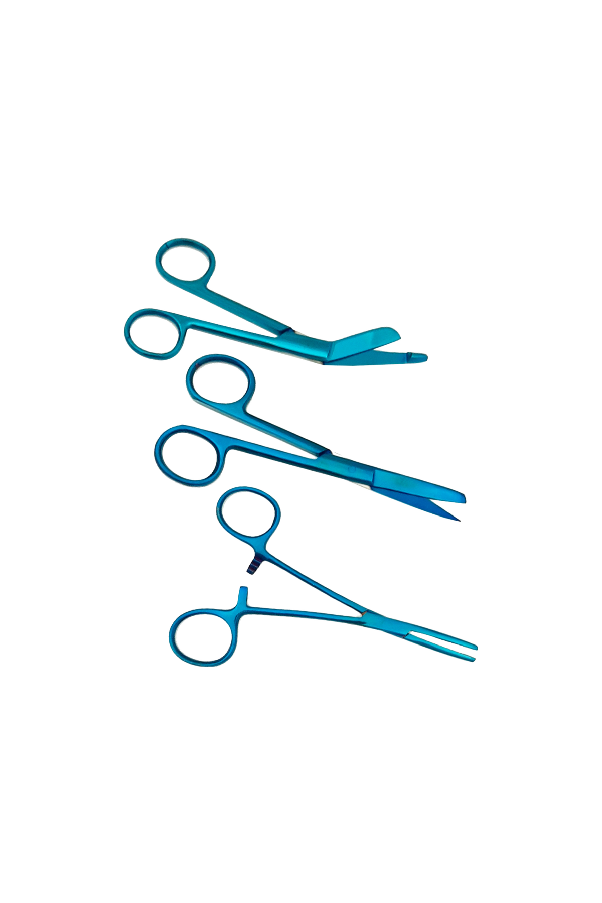 Set of printed nursing scissors