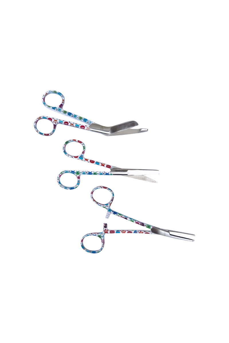 Set Tijeras de Enfermería estampadas-zoom-