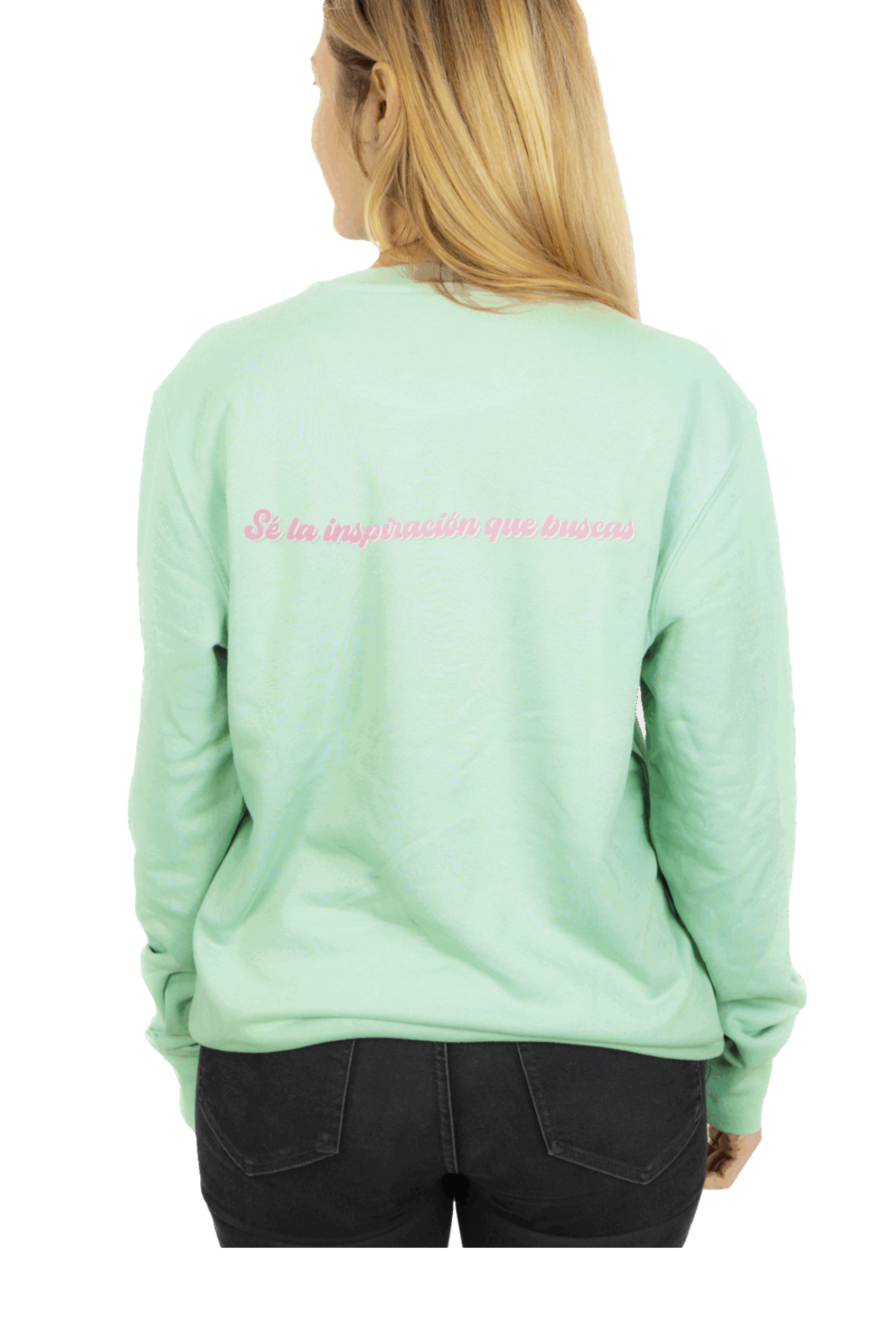 Sweatshirt menta estampado sanitário-zoom-2