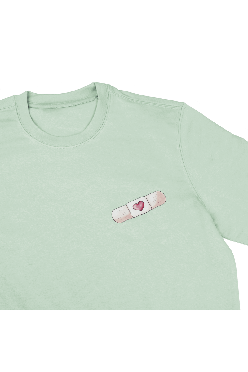 Camisola verde estampado sanitário-zoom-