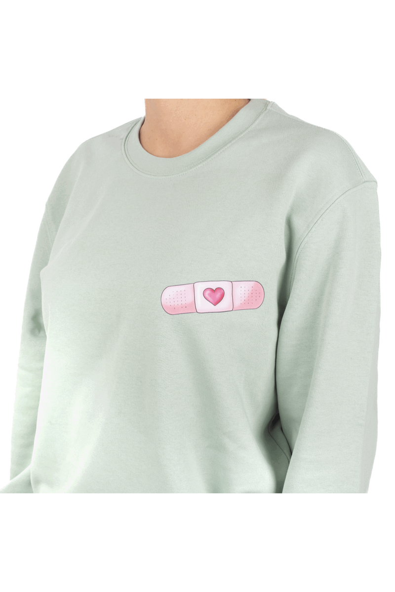 Camisola verde estampado sanitário-zoom-