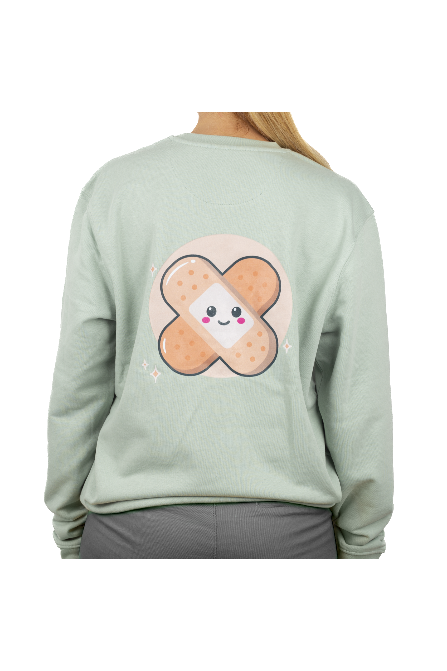 Camisola verde estampado sanitário-zoom-2