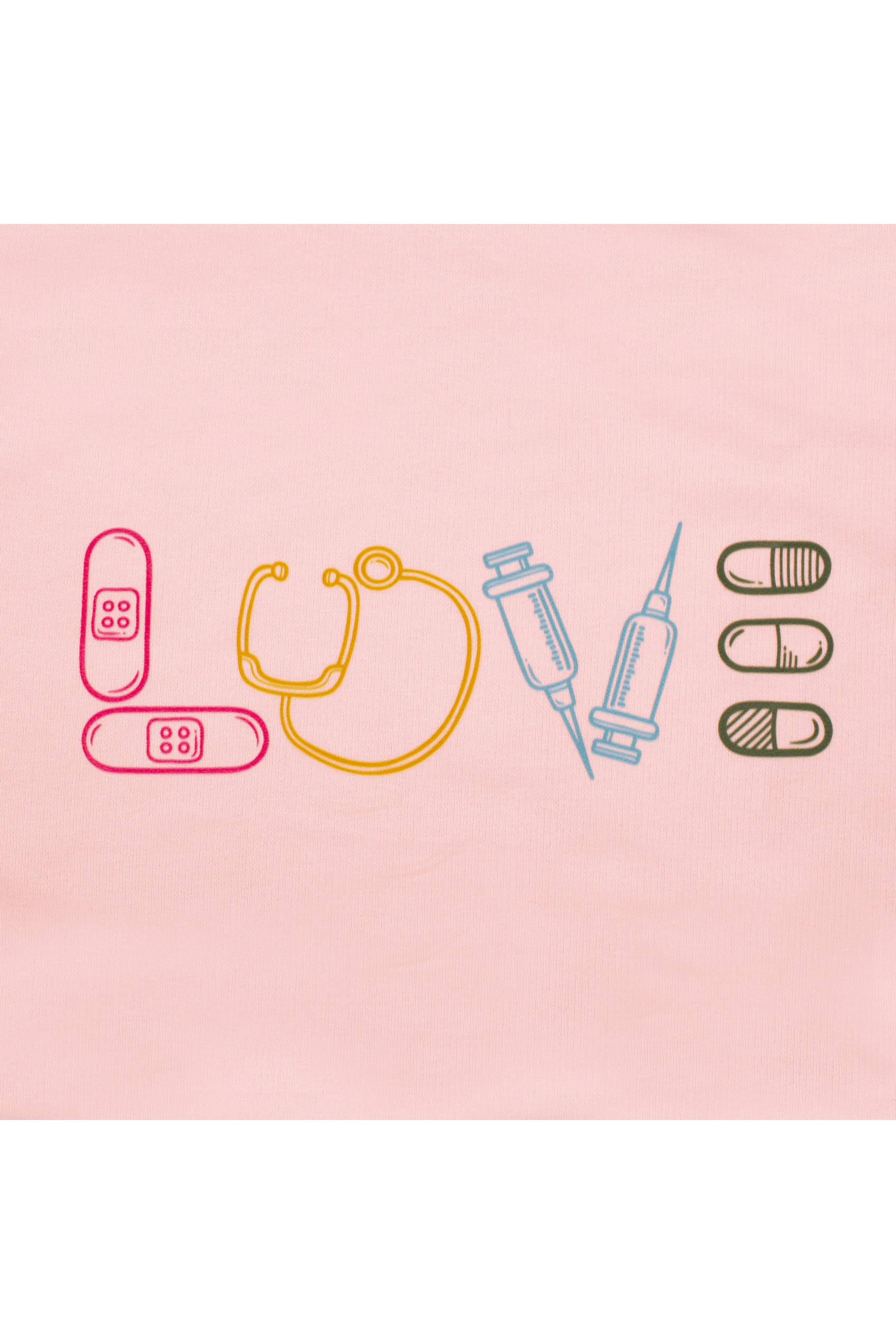 Pink nurse print sweater-zoom-7