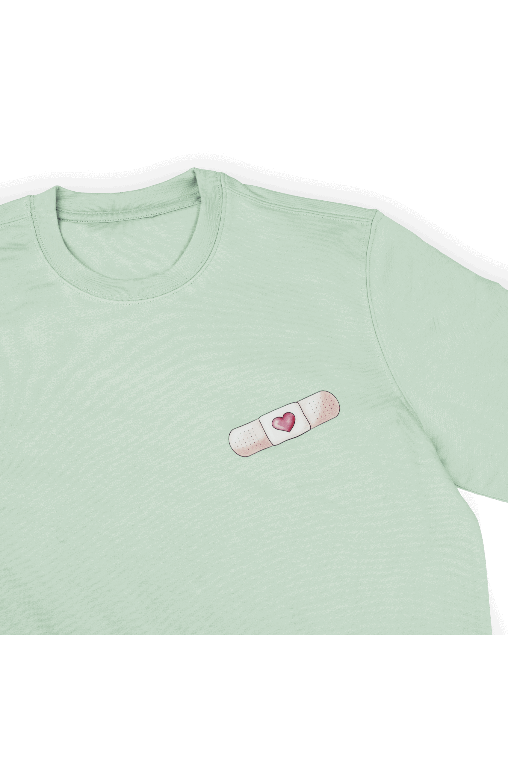 Green sweatshirt with medical print-zoom-8