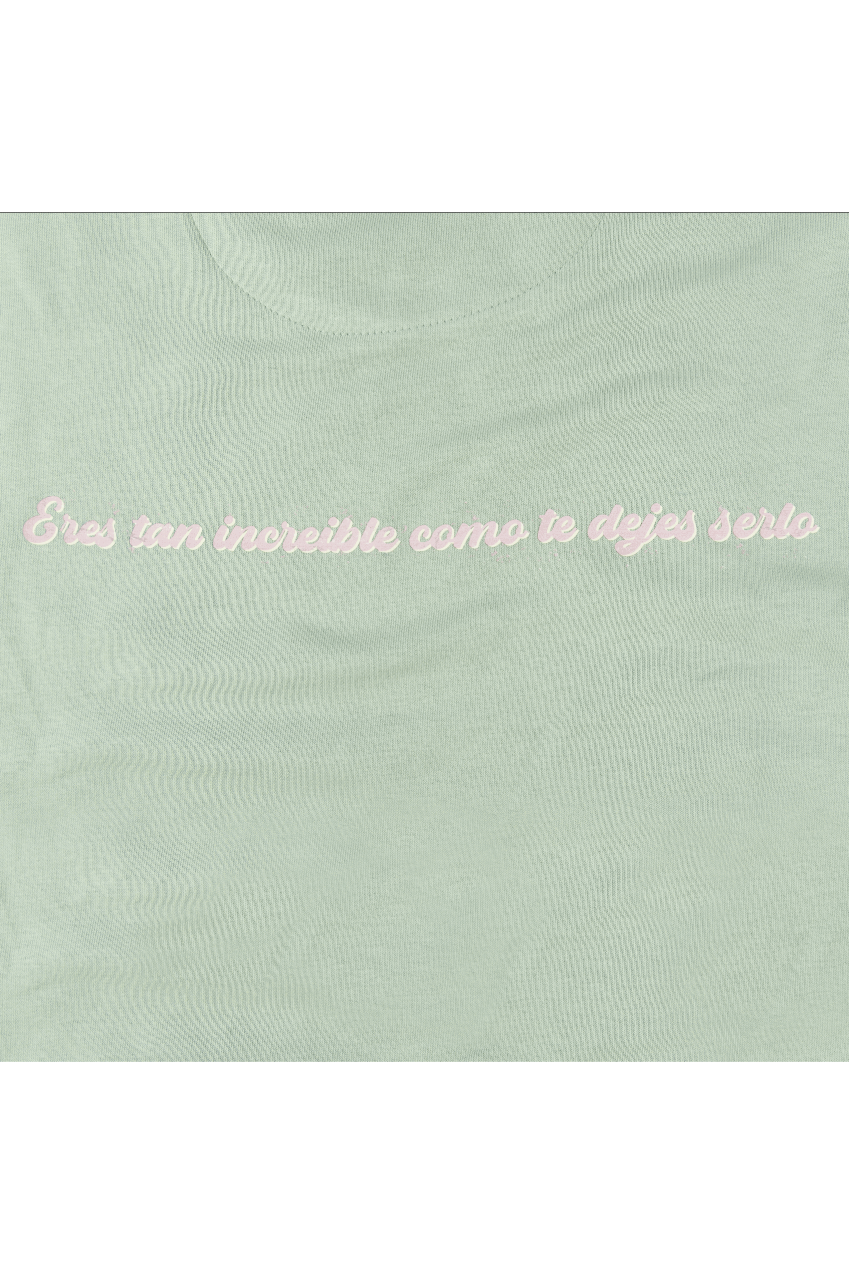 Green sweatshirt with medical print-12
