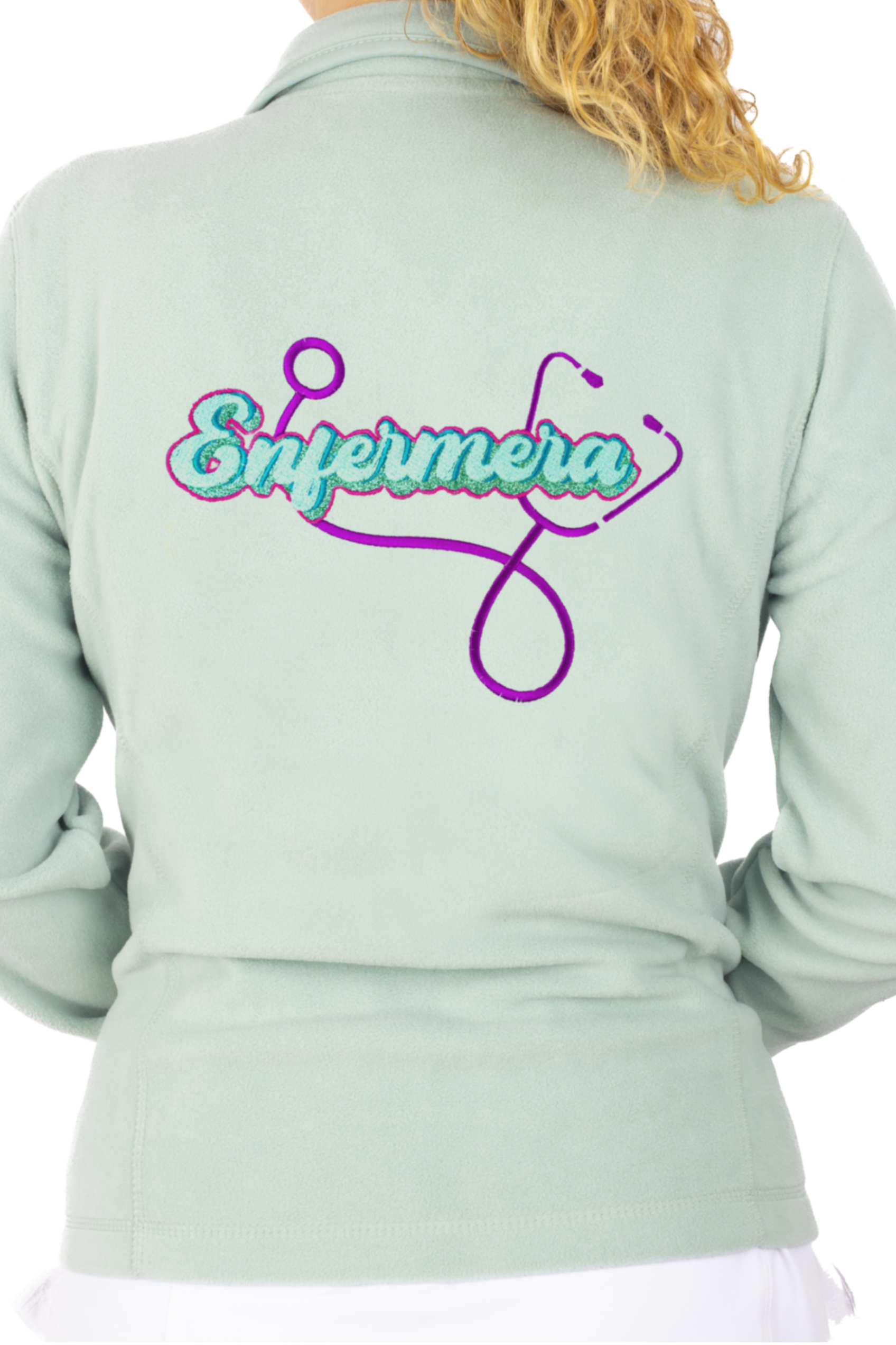 Forro Polar Sanitario mujer Personalizado - Sweet Verde-zoom-1