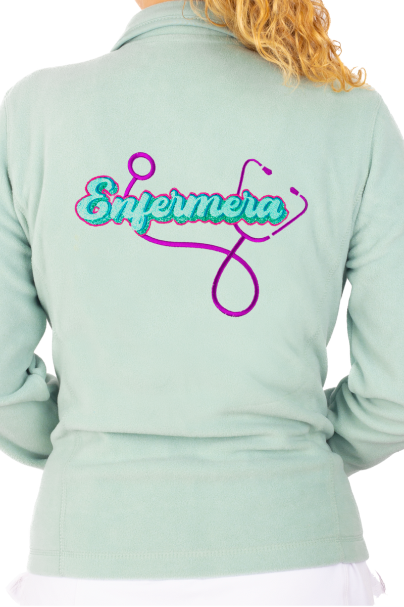Forro Polar Sanitario mujer Personalizado - Sweet Verde-zoom-