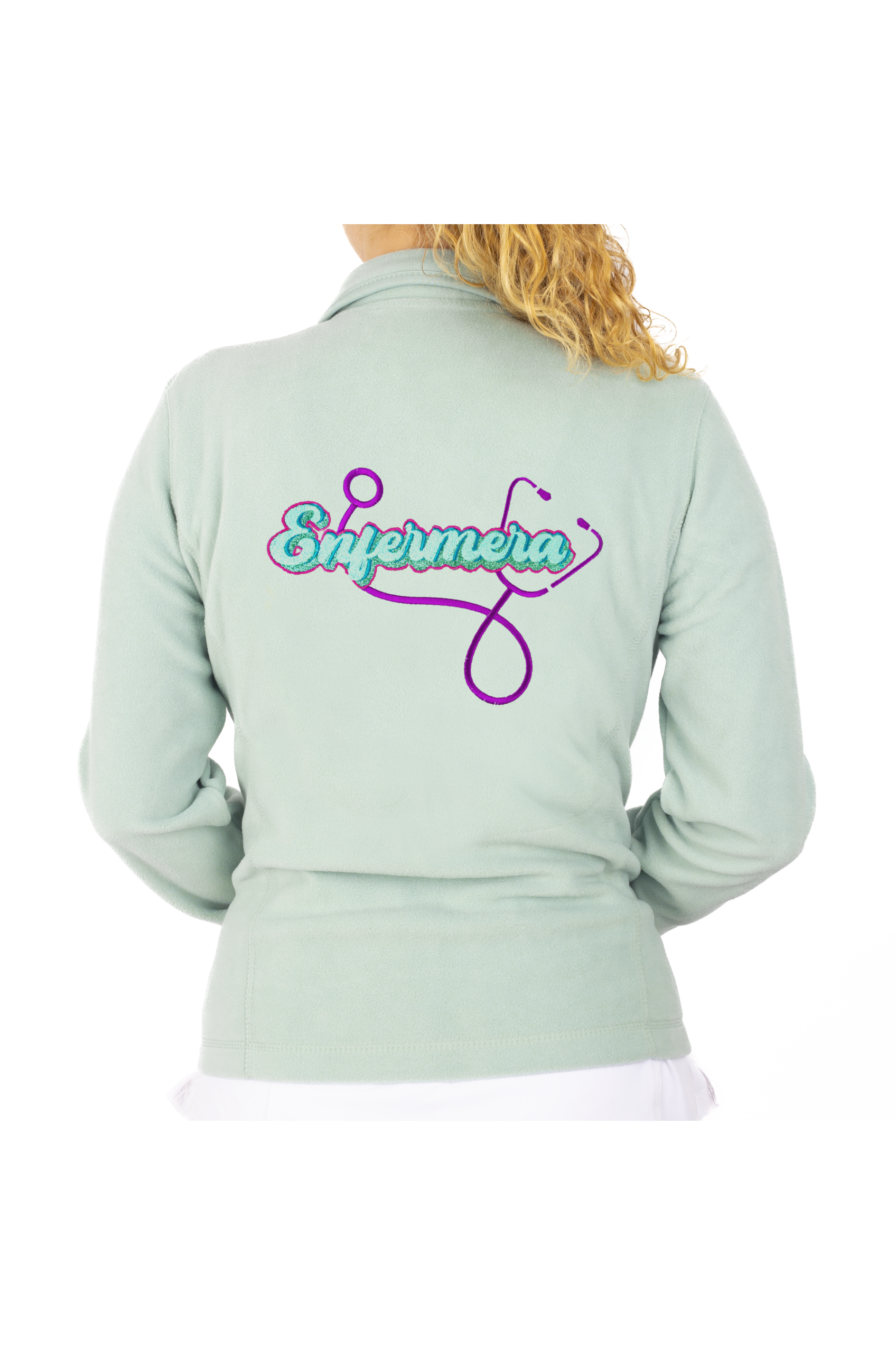 Personalized Women's Fleece Lining - Sweet Green-zoom-1