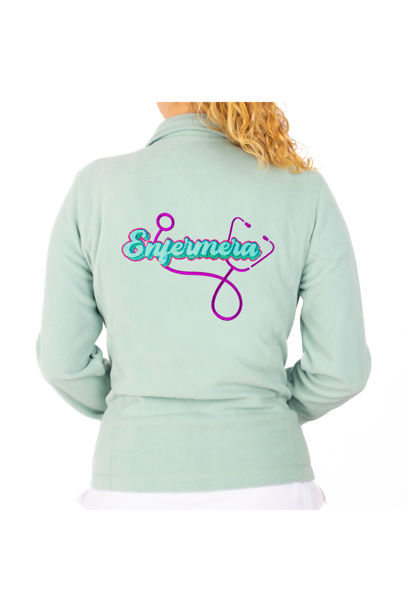 Personalized Women's Fleece Lining - Sweet Green-zoom-