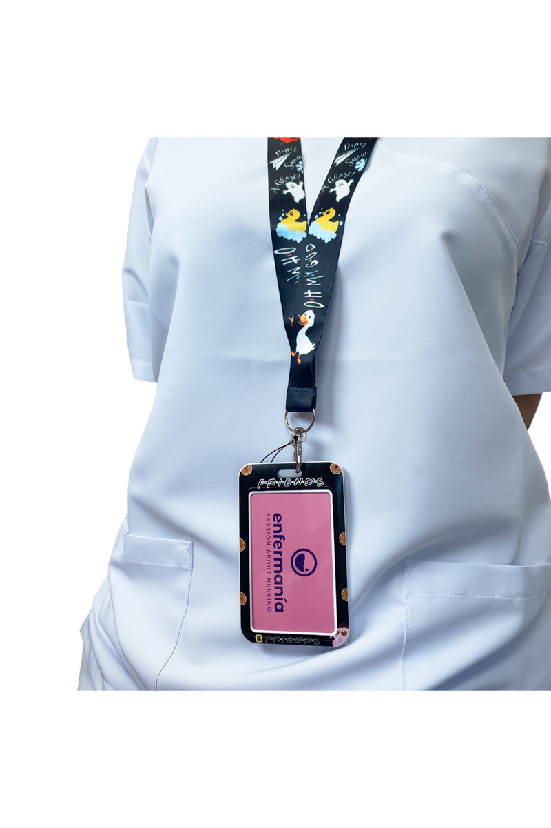 Lanyard con identificador - Diferentes estampados-zoom-