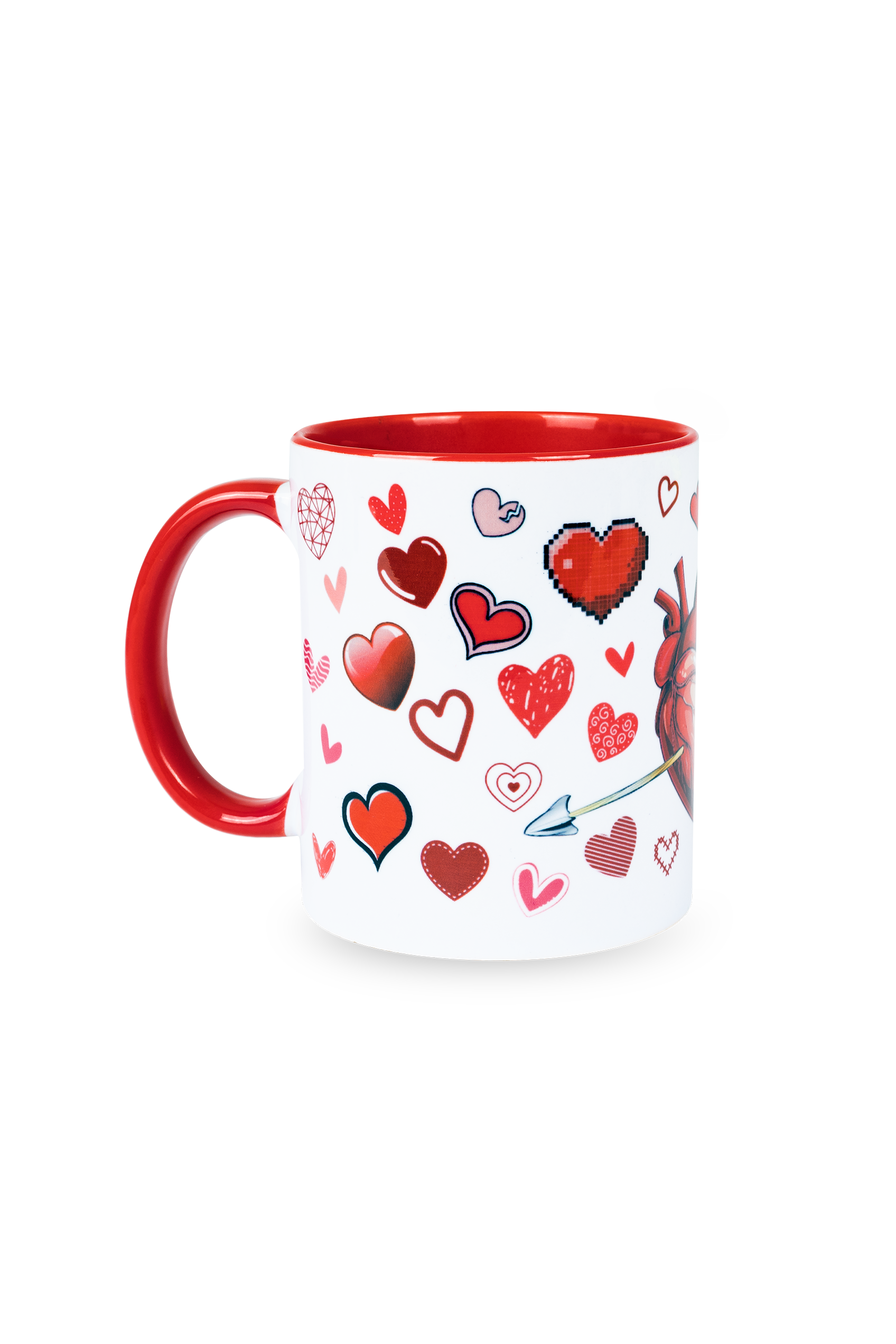 Red ceramic mug - Self-love-zoom-4