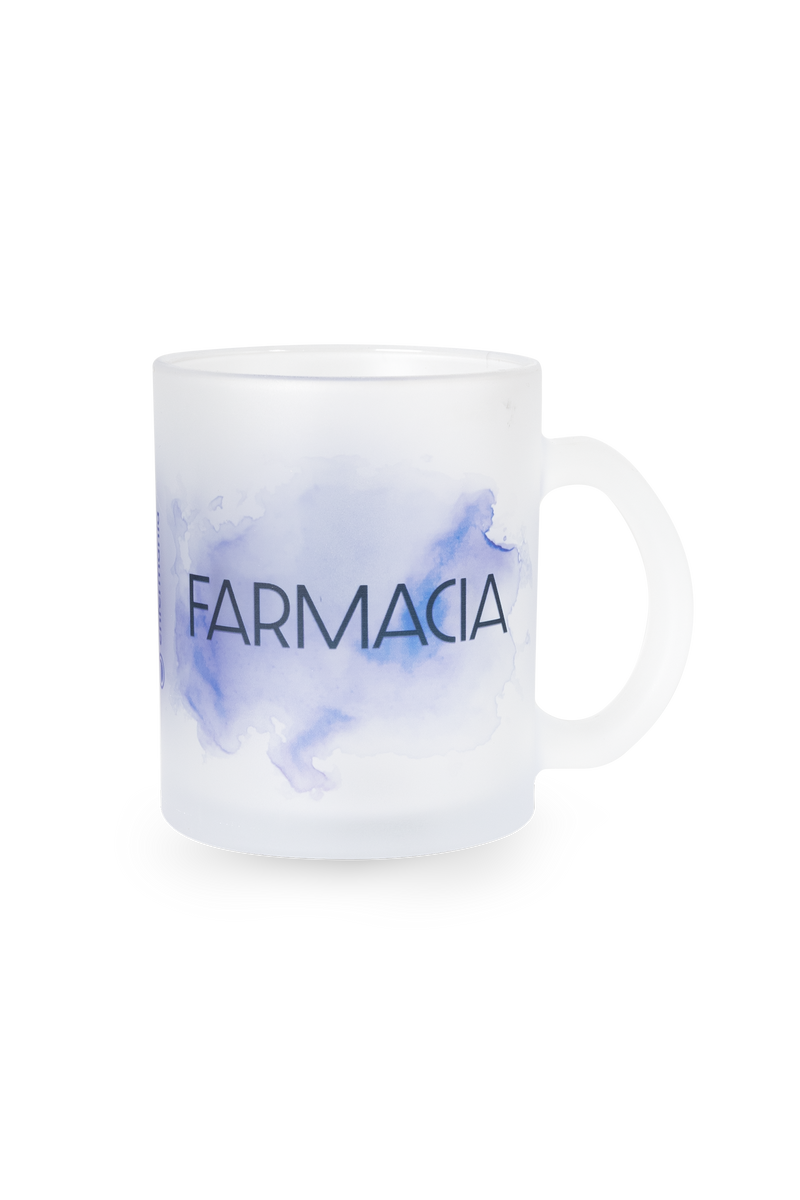 Translucent glass mug - Caduceus Pharmacy-zoom-