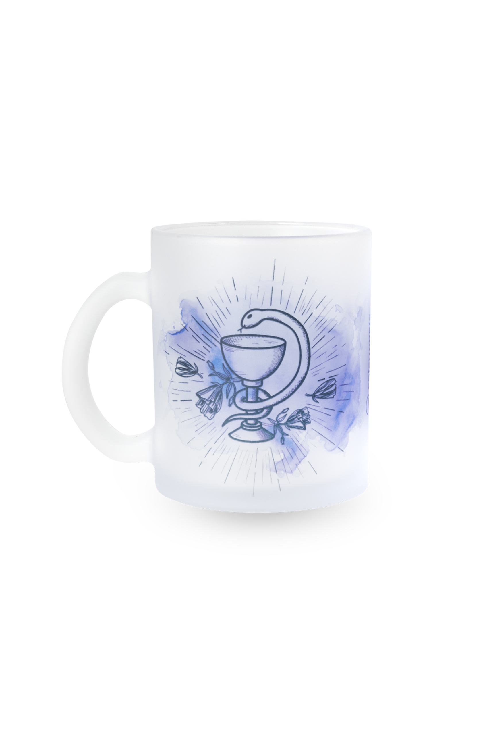 Caneca de vidro translúcido - Caduceu Farmácia-zoom-1