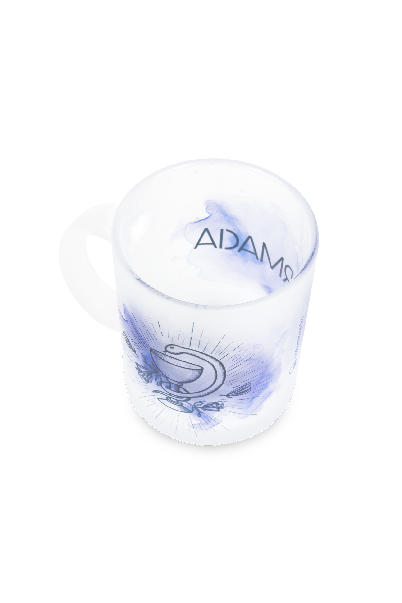 Translucent glass mug - Caduceus Pharmacy-6