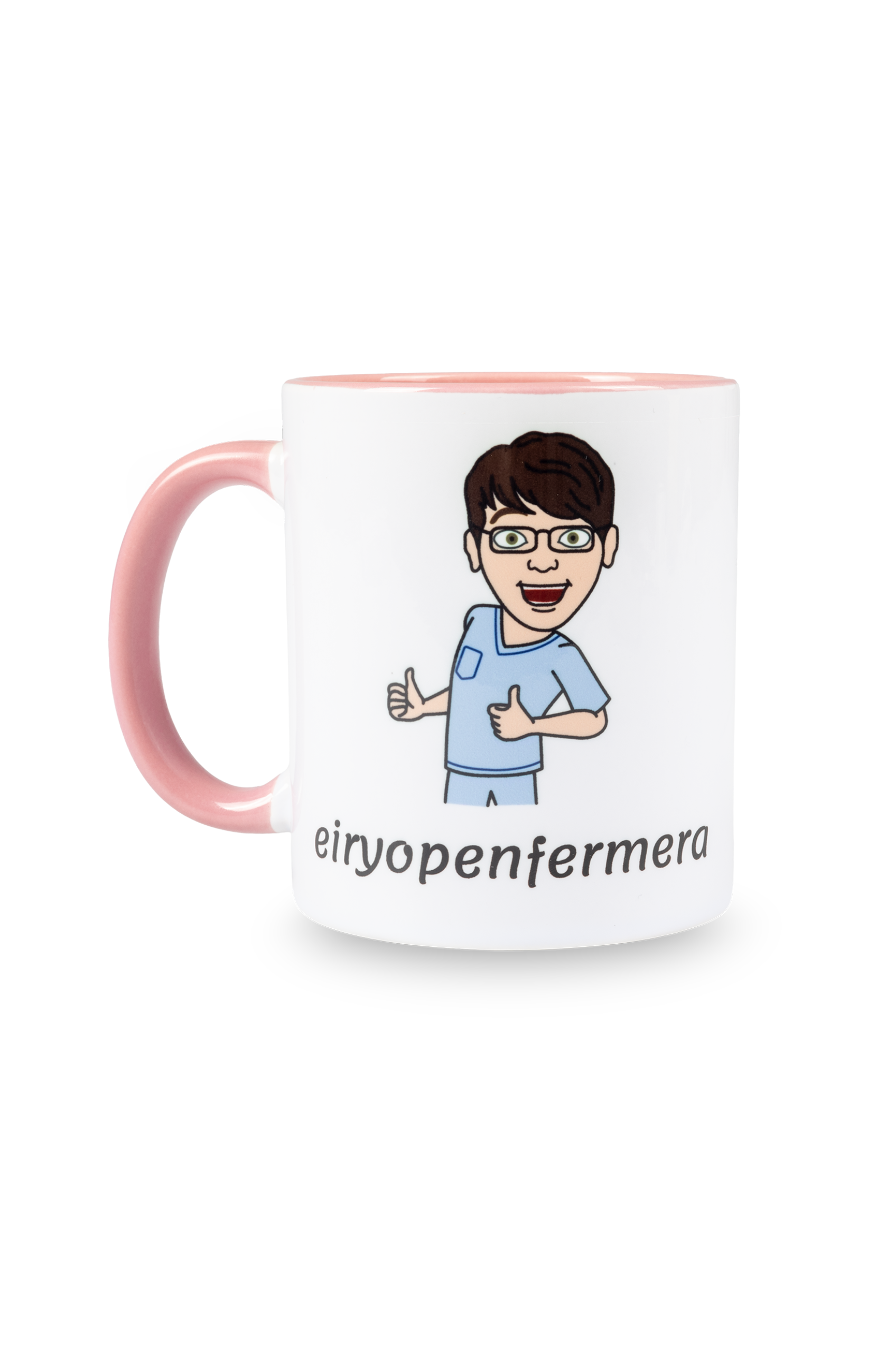 Pink ceramic mug - Eiryopenfermera-1