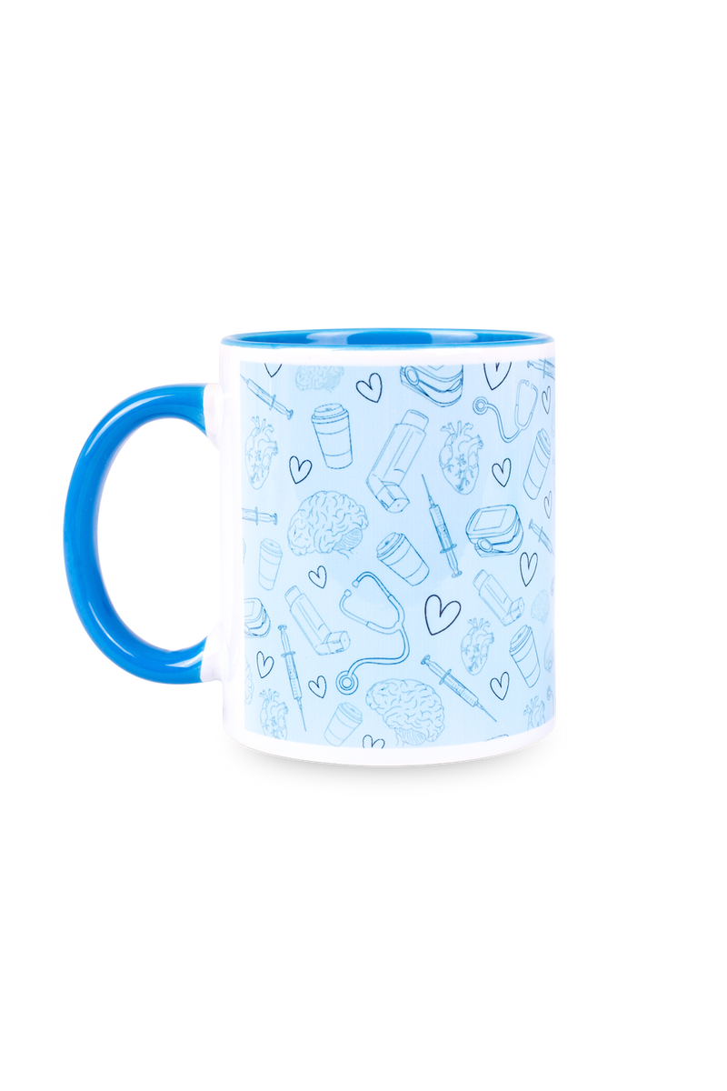 Caneca cerâmica azul claro - @elartedecuidar_-zoom-
