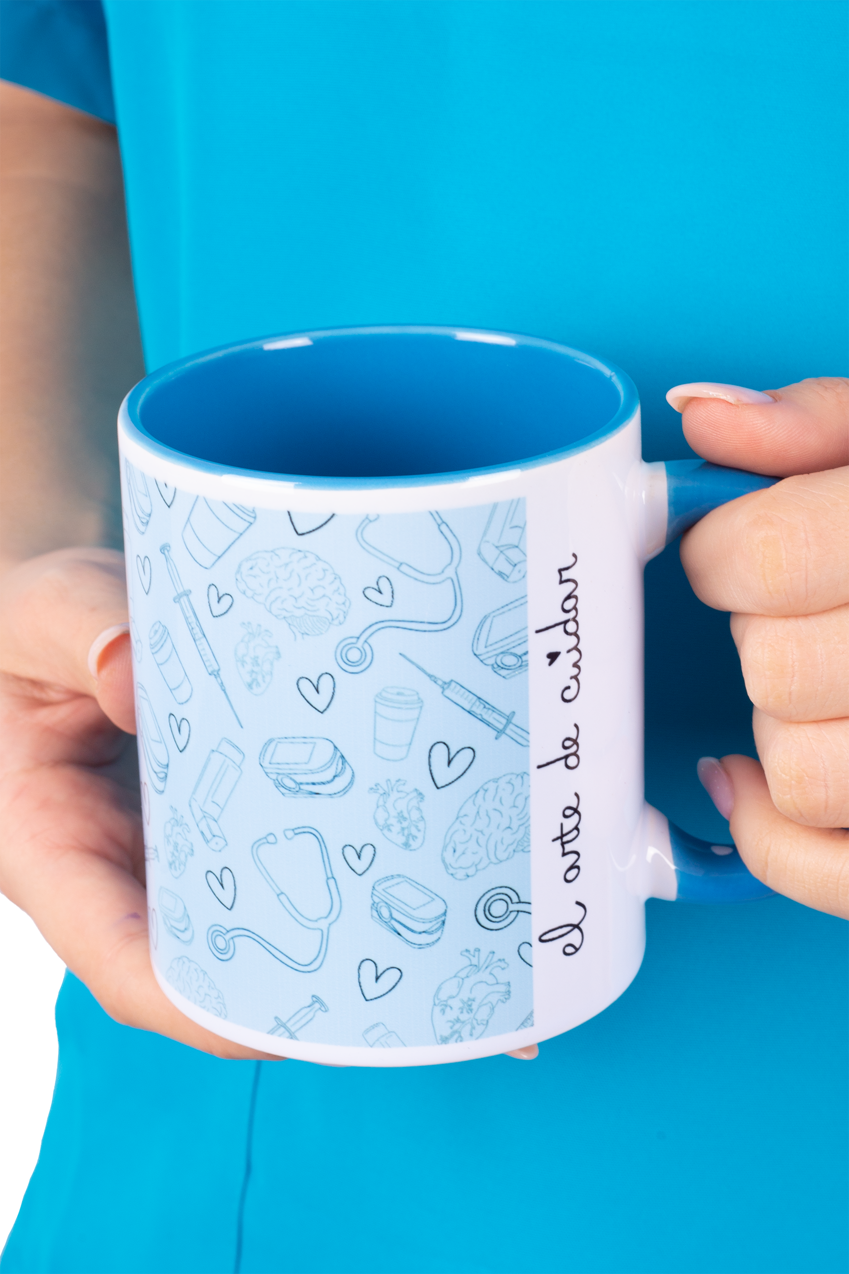 Light blue ceramic mug - @elartedecuidar_-zoom-2