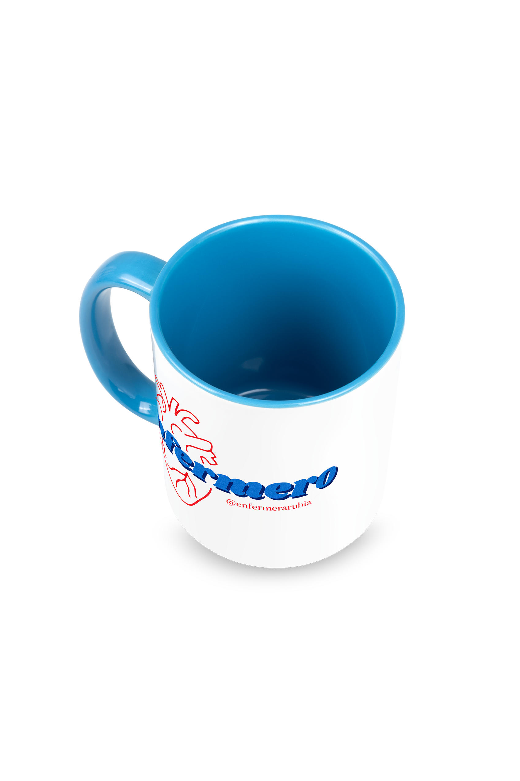 Light blue customizable ceramic mug - @enfermerarubia-4
