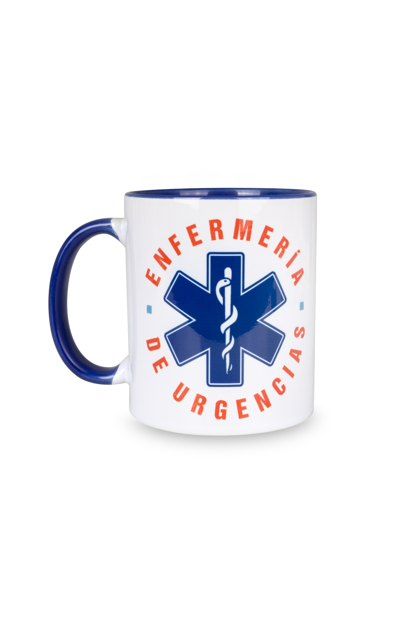 Caneca cerâmica azul-escuro - Enfermagem de urgência-1
