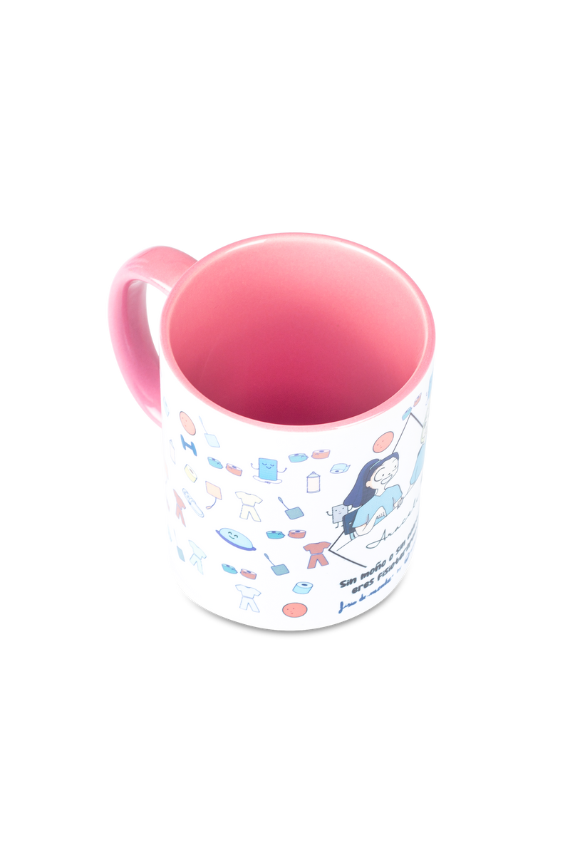 Personalized pink ceramic mug - You're a physiotherapist-zoom-