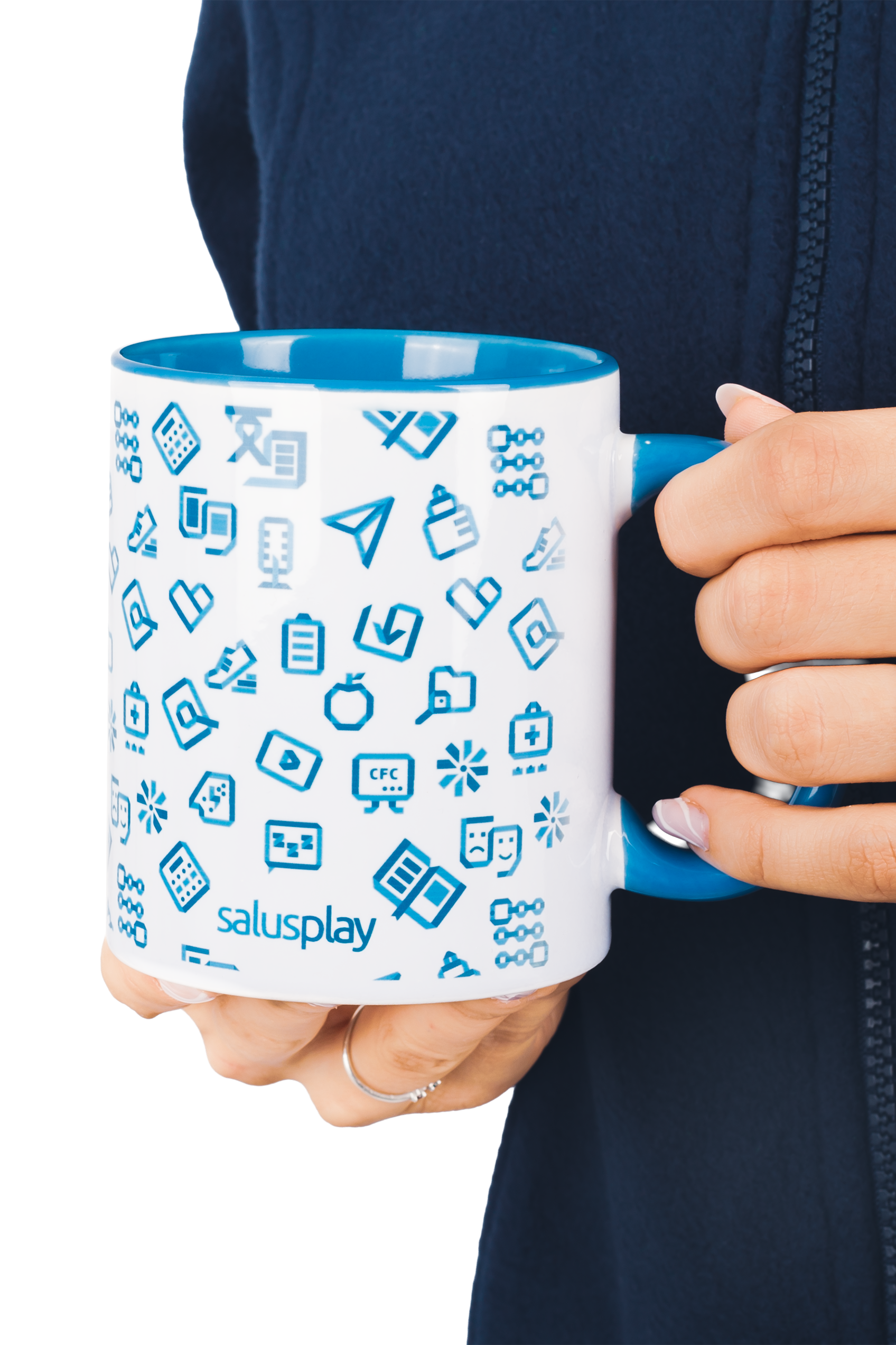 Taza cerámica azul claro - SalusPlay-zoom-4