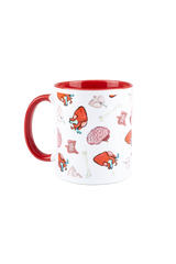 Taza cerámica roja - Colección Órganos