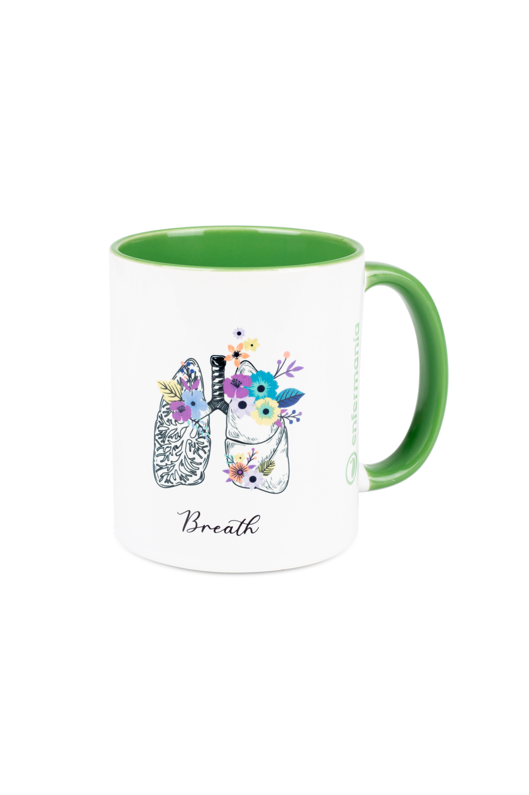 Green Ceramic Mug - Lungs-zoom-3