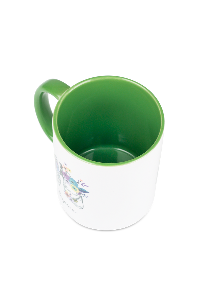 Green Ceramic Mug - Lungs-zoom-