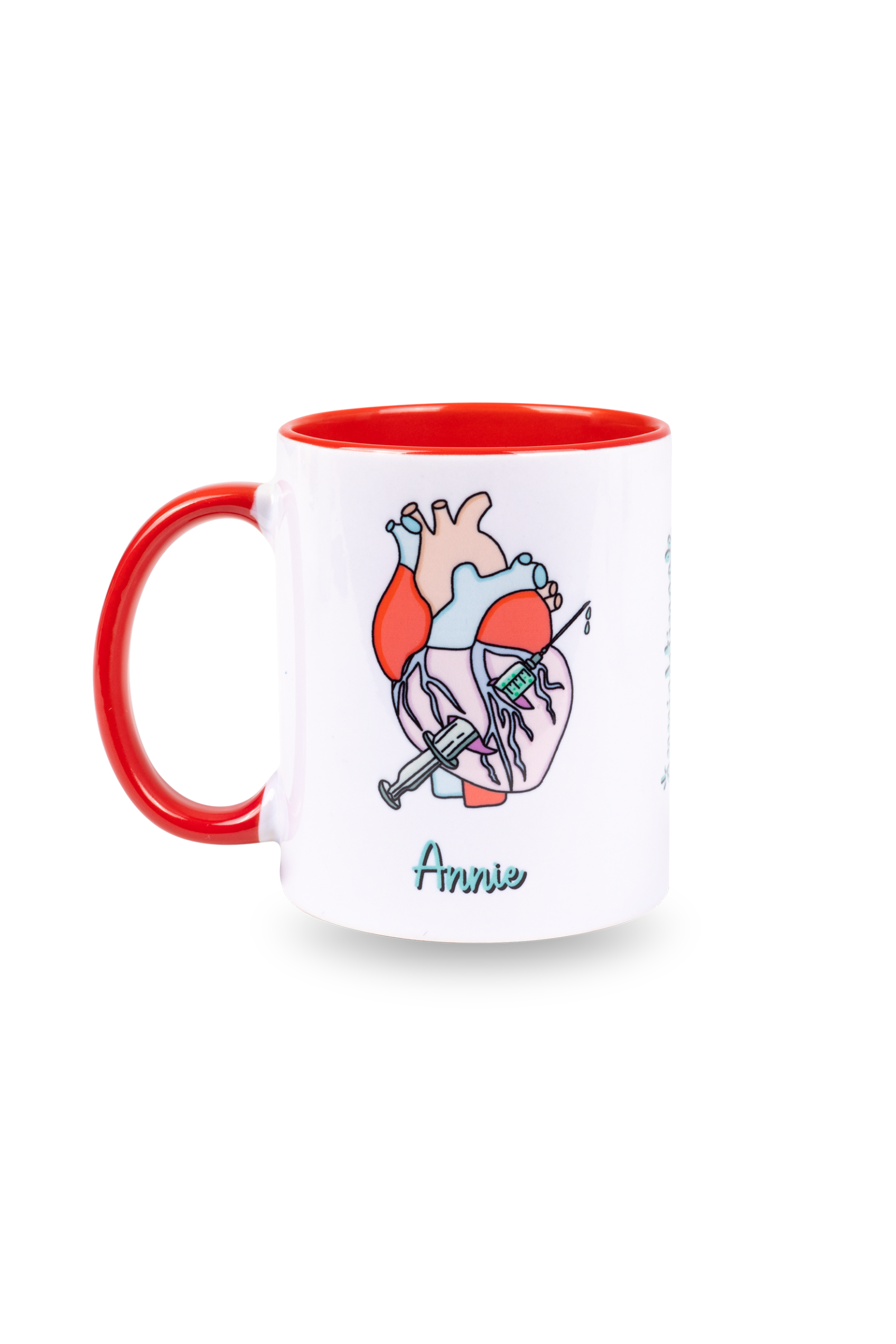 Caneca cerâmica personalizável vermelha - Rebelheart Col. @anni.ghtingale-1