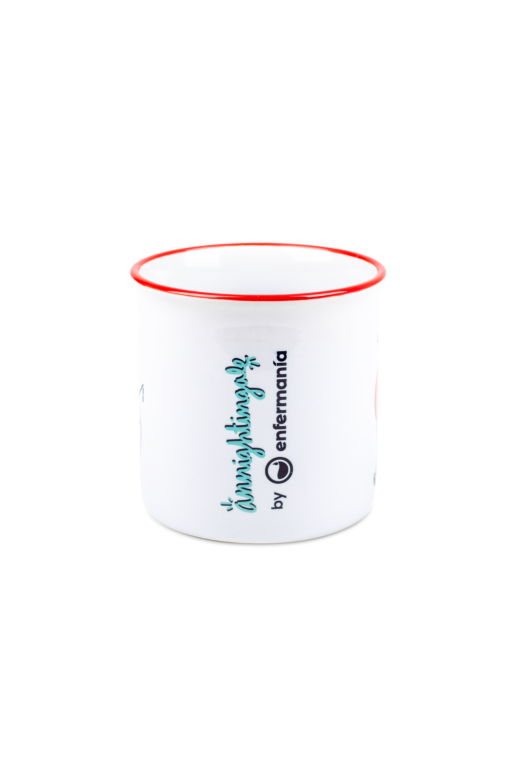 Red vintage ceramic mug - Rebelheart Col. @anni.ghtingale-5