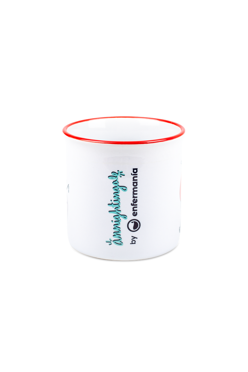 Red vintage ceramic mug - Rebelheart Col. @anni.ghtingale-zoom-