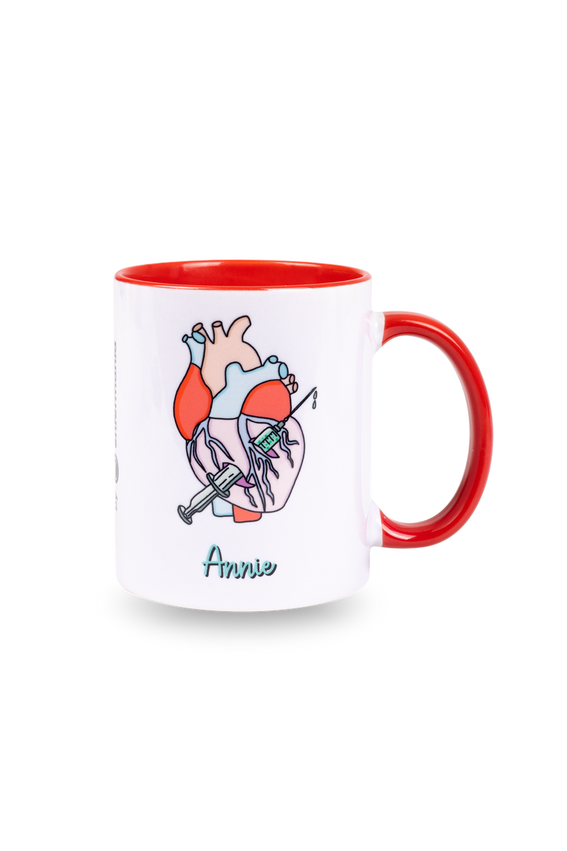 Customizable red ceramic mug - Rebelheart Col. @anni.ghtingale-zoom-