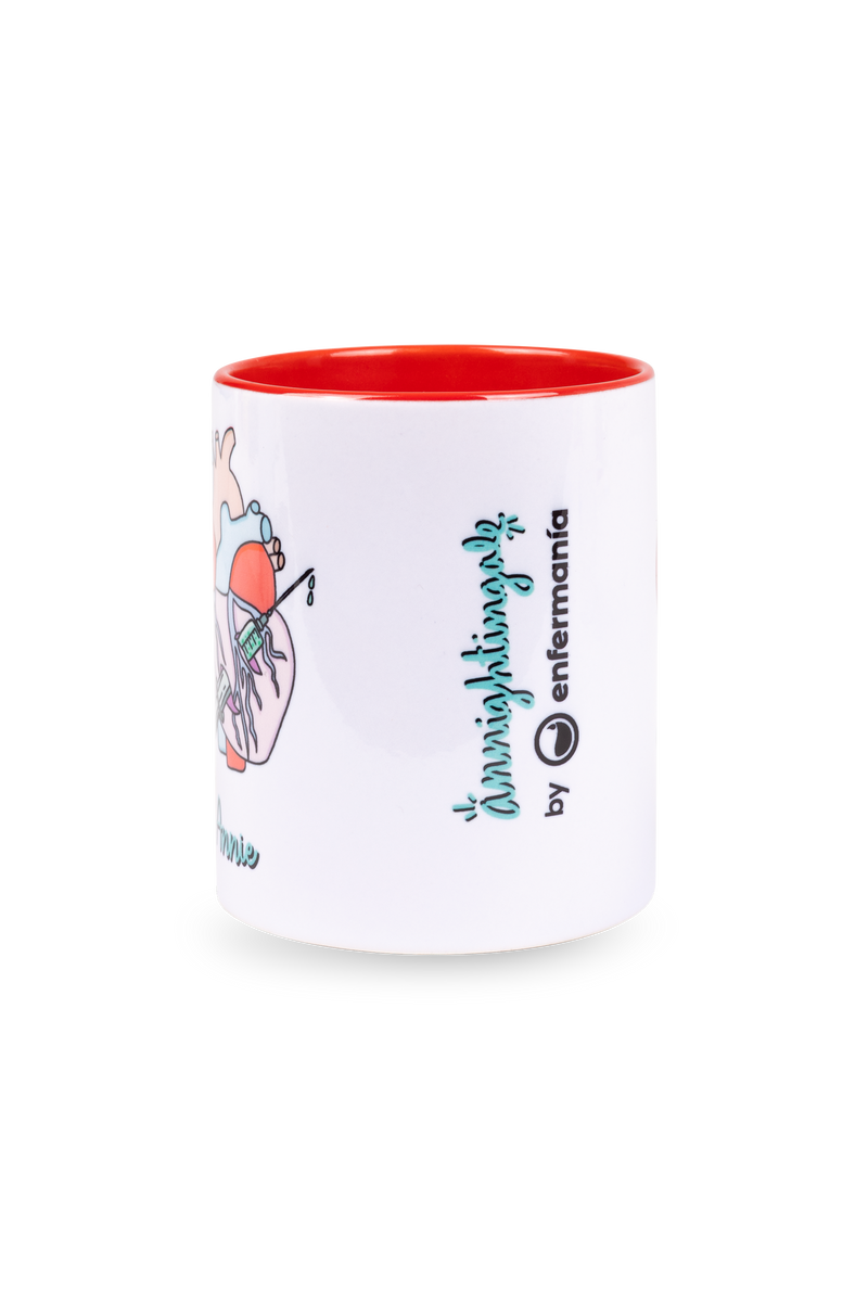 Customizable red ceramic mug - Rebelheart Col. @anni.ghtingale-zoom-