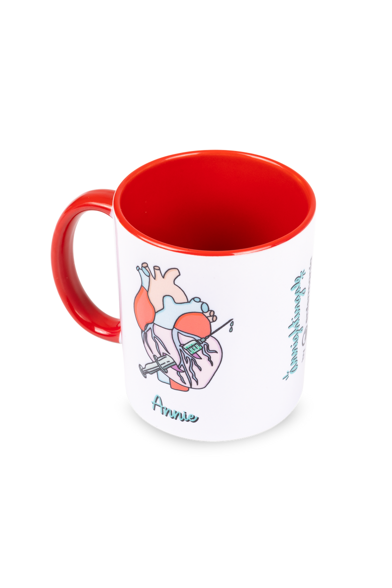 Customizable red ceramic mug - Rebelheart Col. @anni.ghtingale-zoom-