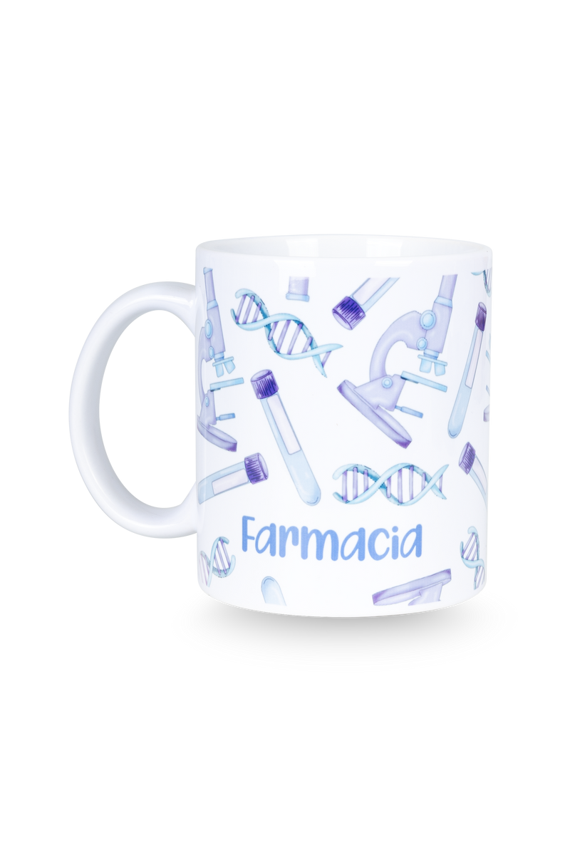 White ceramic mug - Pharmacy Laboratory-zoom-