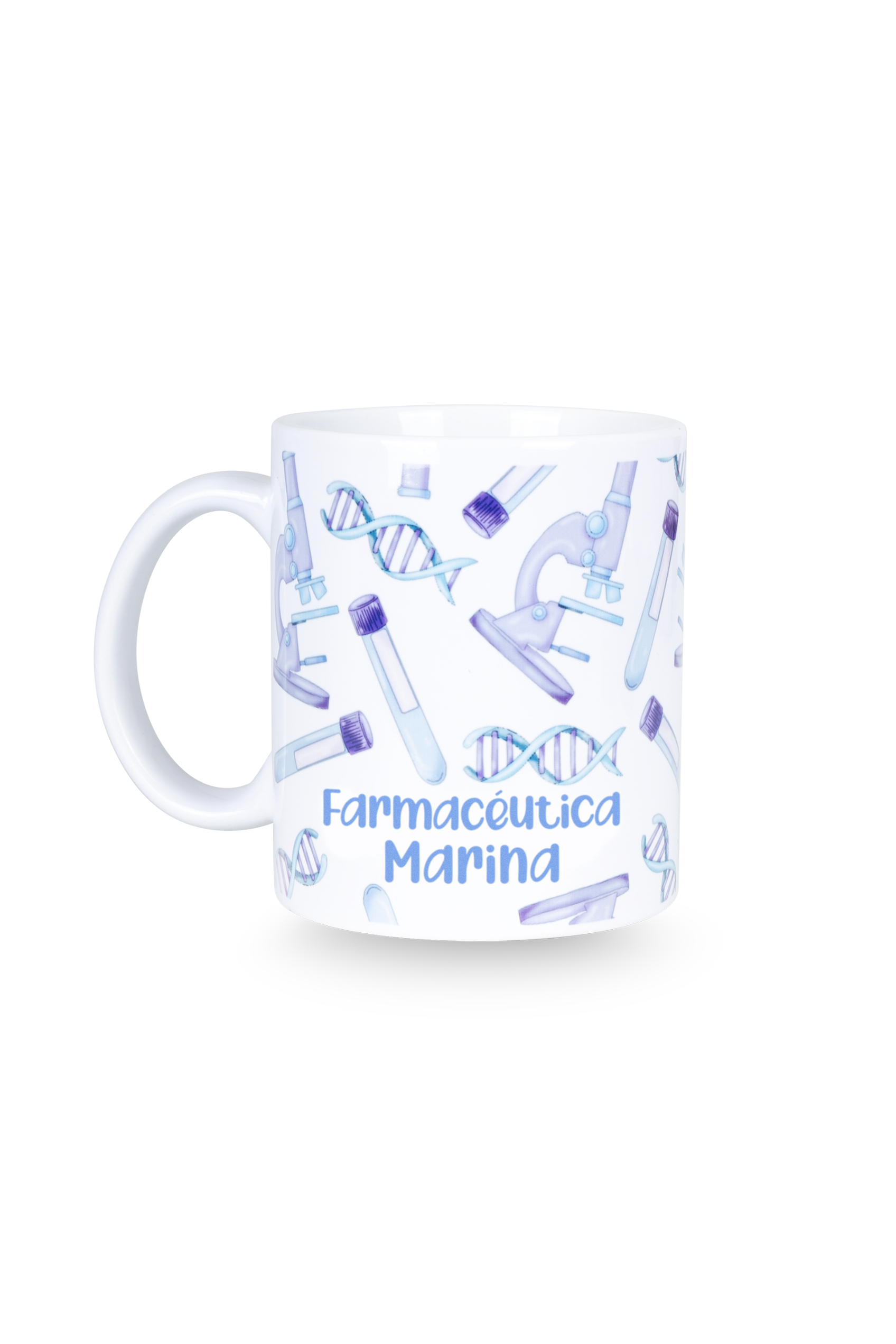 Caneca cerâmica branca - Laboratório Farmácia-zoom-3