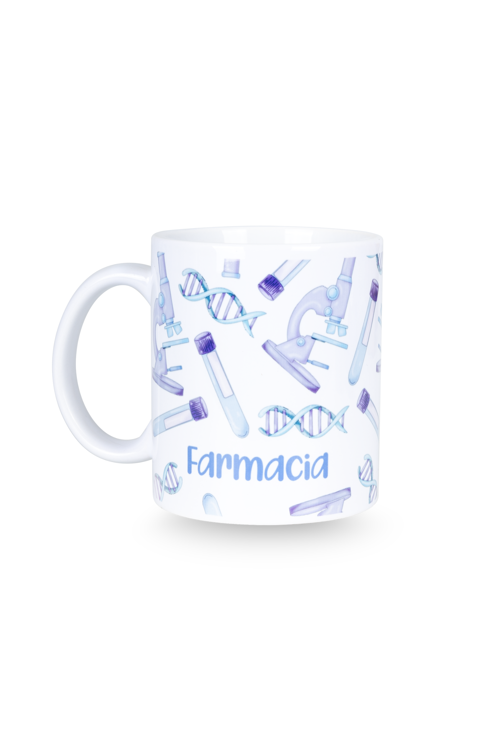 Caneca cerâmica branca - Laboratório Farmácia-zoom-1