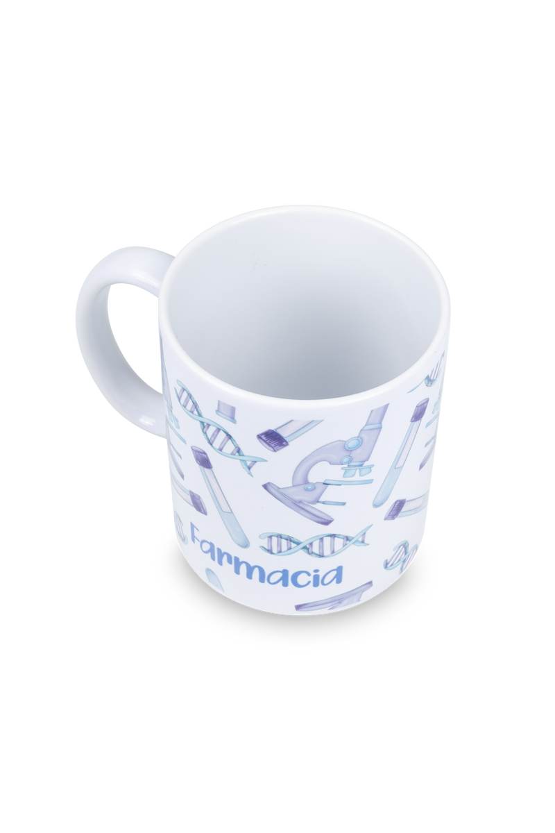 White ceramic mug - Pharmacy Laboratory-zoom-