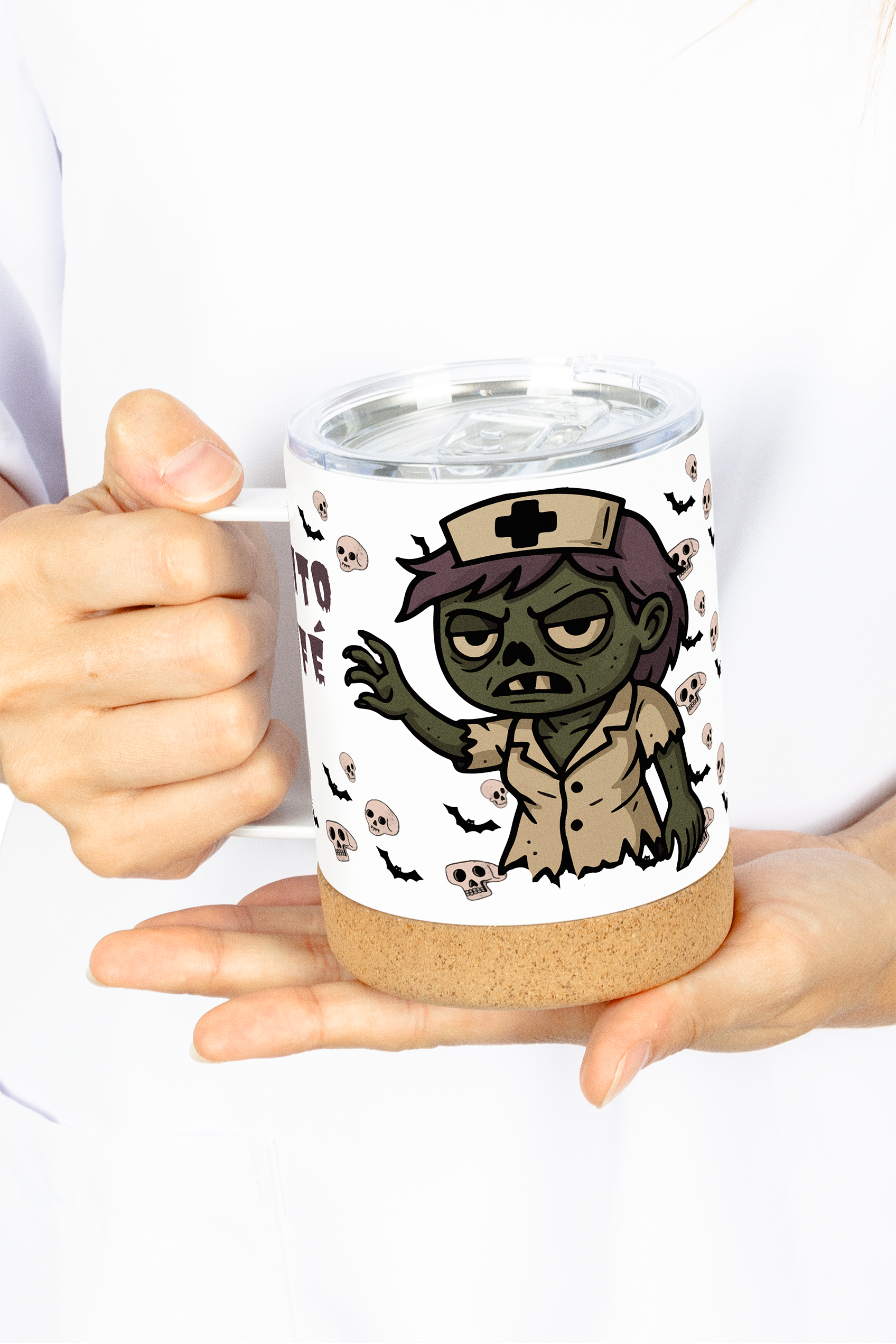 Mug with lid @annigh.tingale Halloween-7