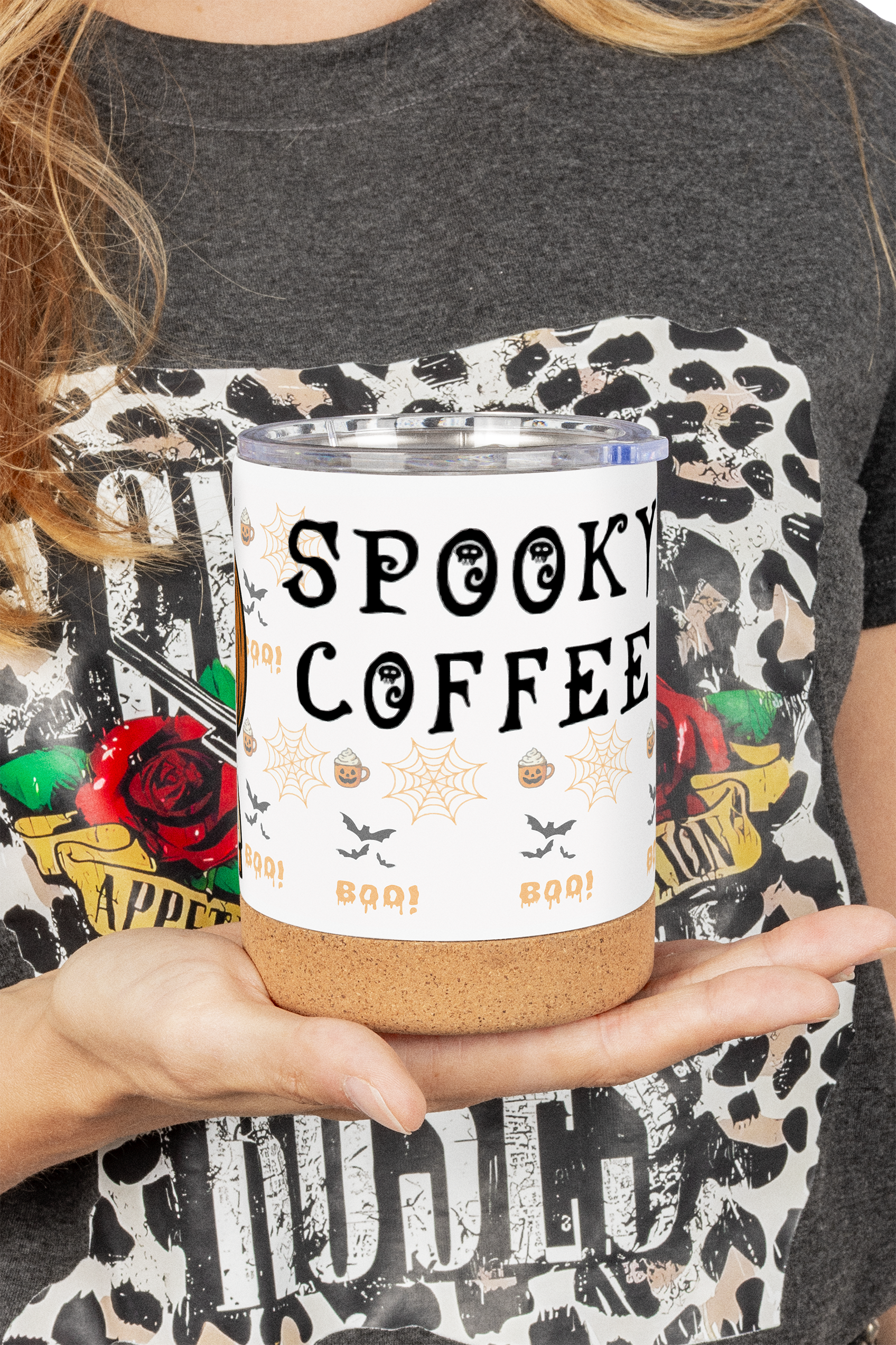 Caneca com tampa @annigh.tingale Halloween