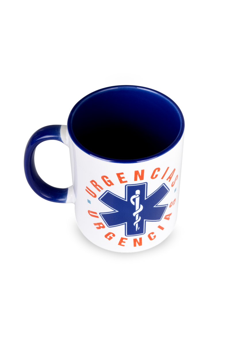 Navy blue ceramic mug - Emergency Room-zoom-