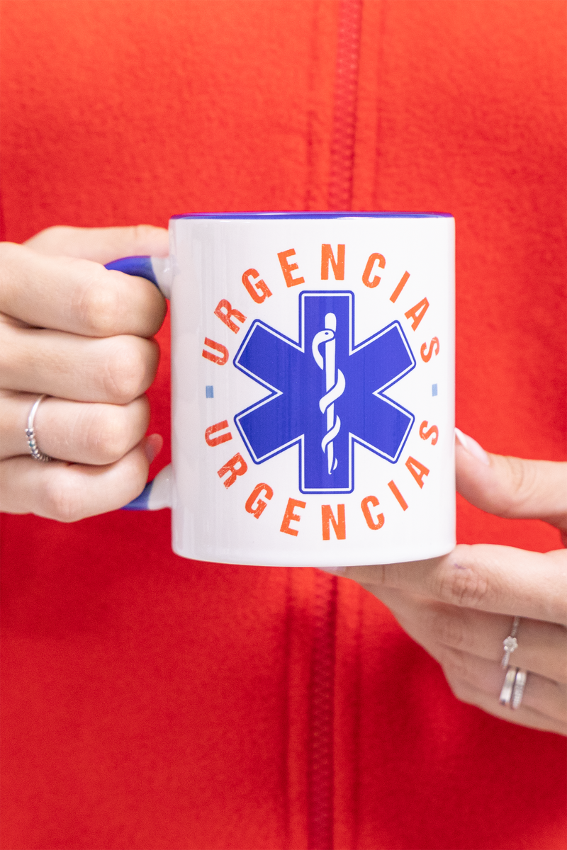 Navy blue ceramic mug - Emergency Room-zoom-