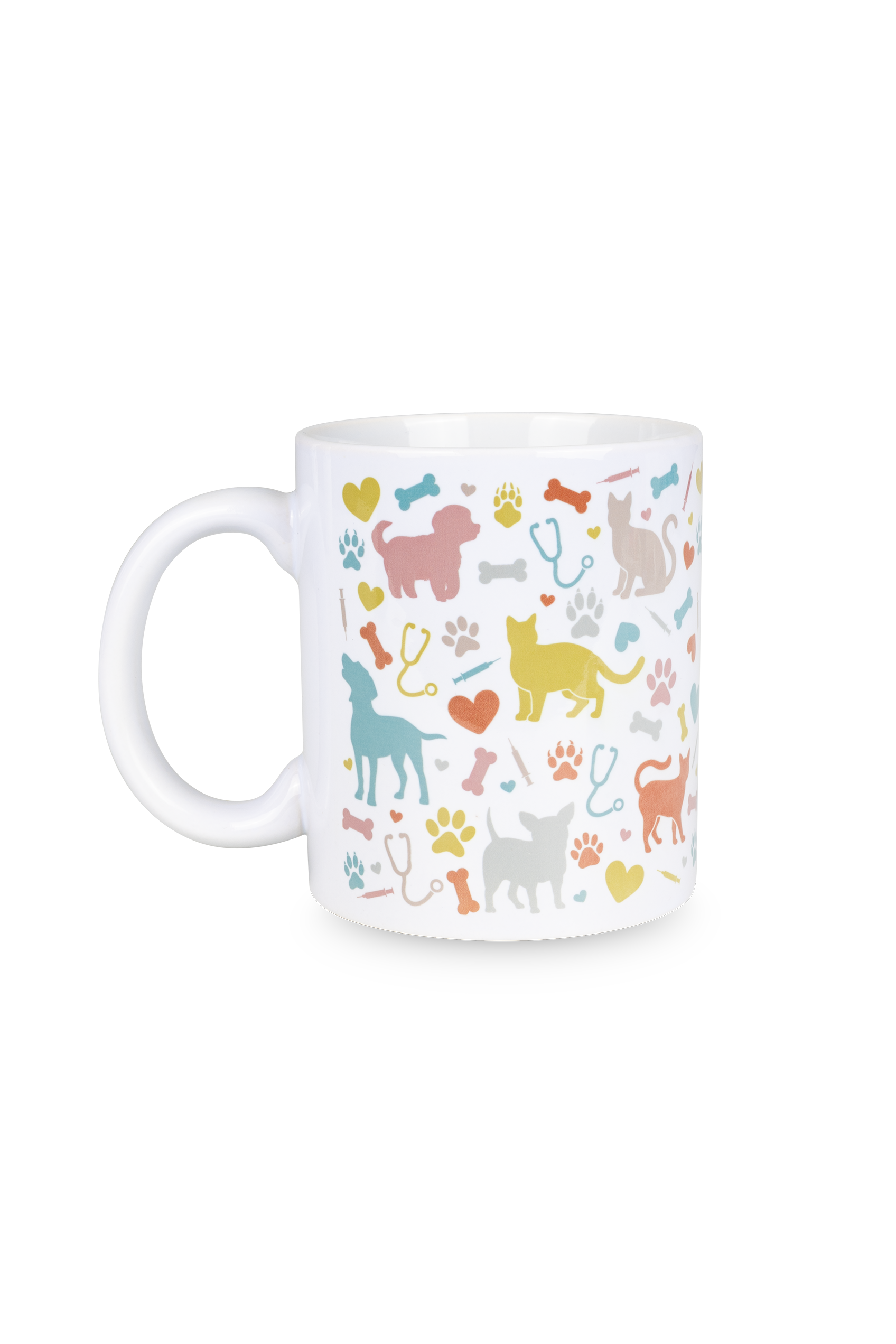 White ceramic mug - Vets Collection-1