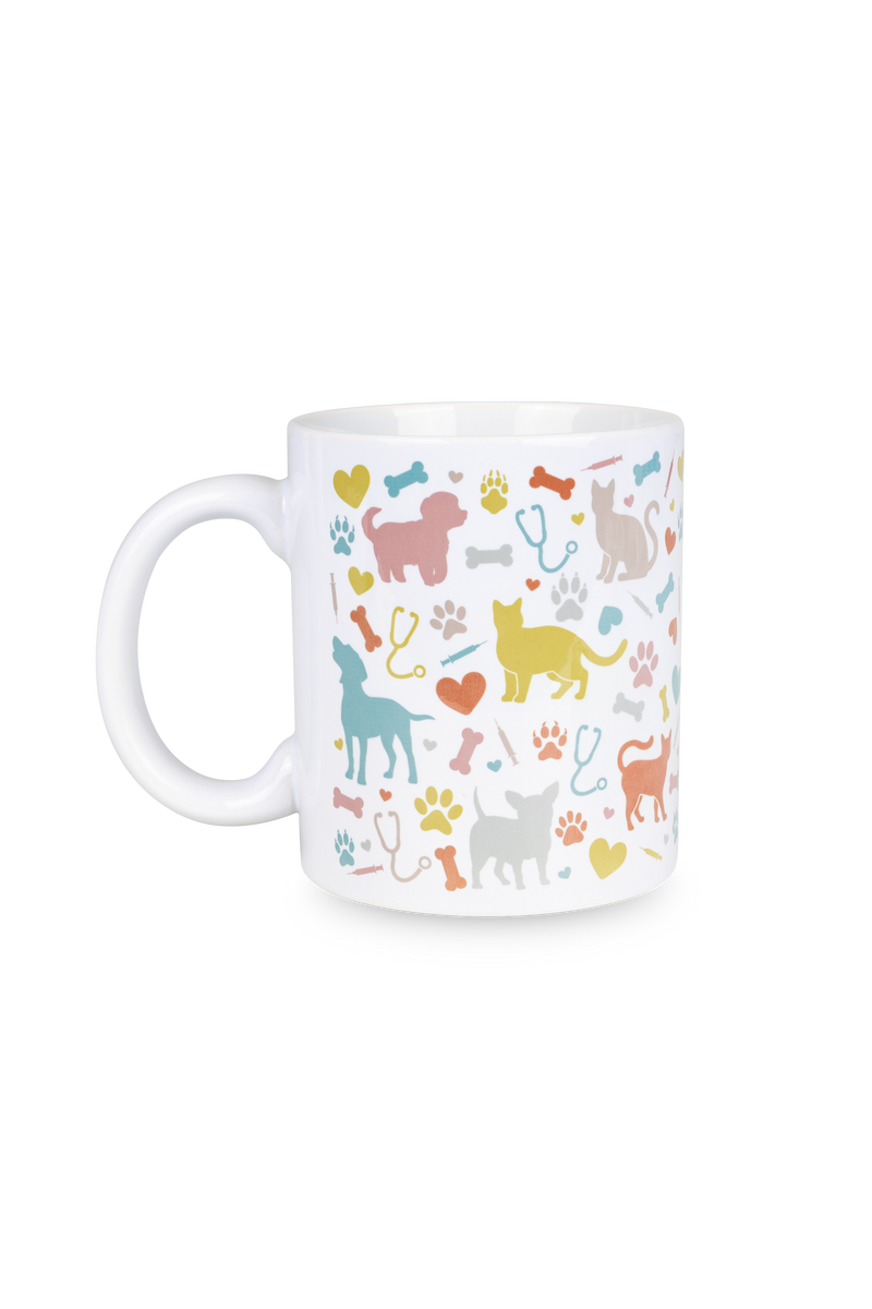 White ceramic mug - Vets Collection-zoom-
