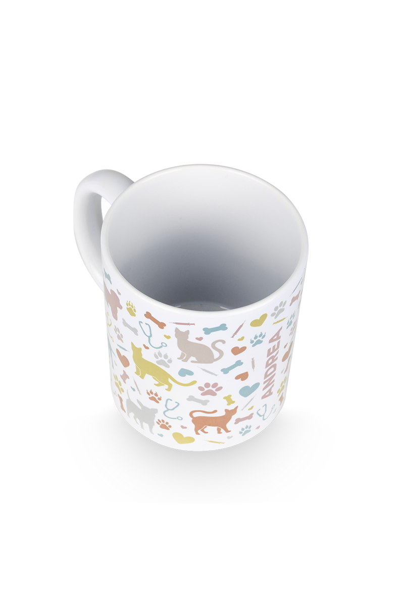 White ceramic mug - Vets Collection-zoom-