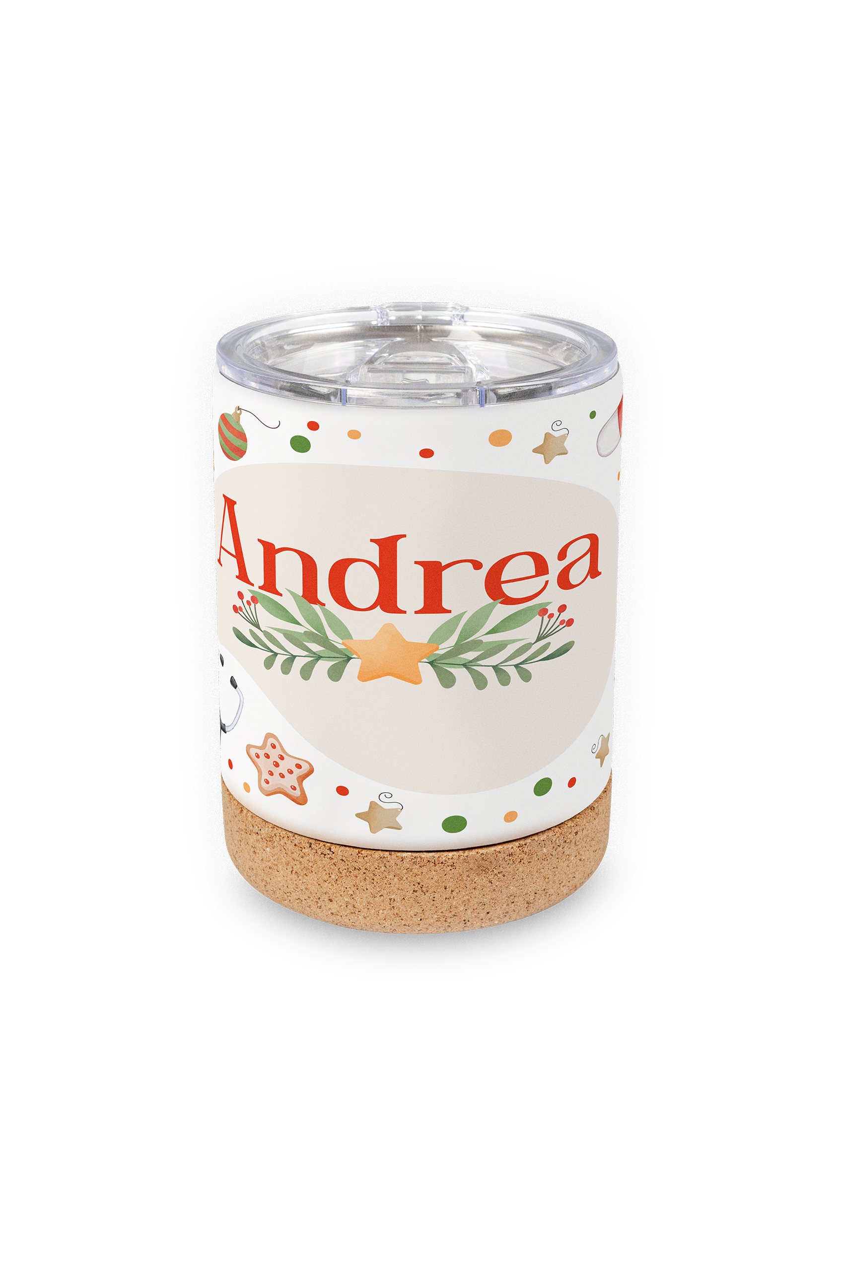 Christmas thermal mug with lid-zoom-1