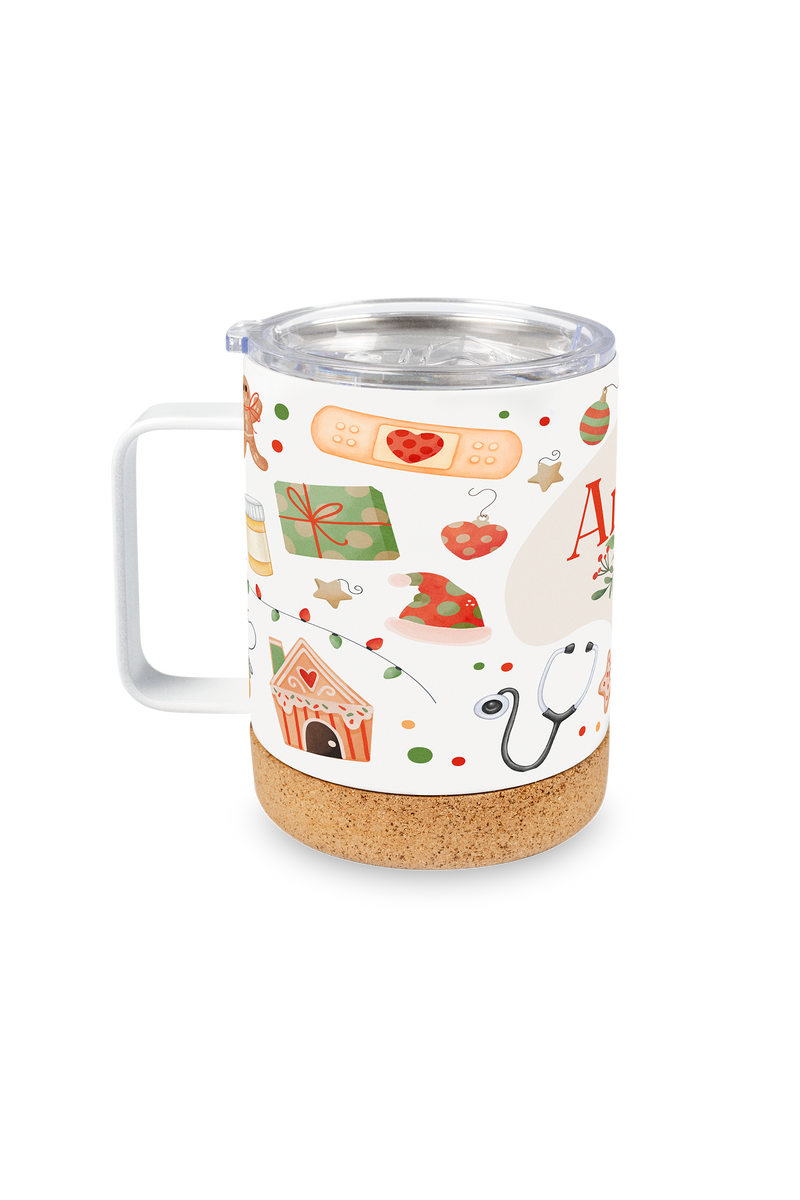Christmas thermal mug with lid-zoom-