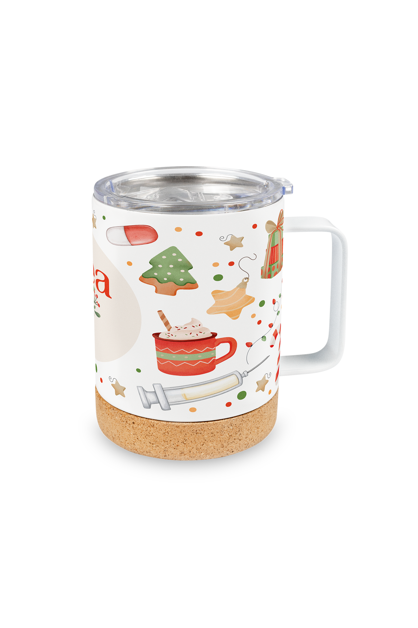 Christmas thermal mug with lid-zoom-5