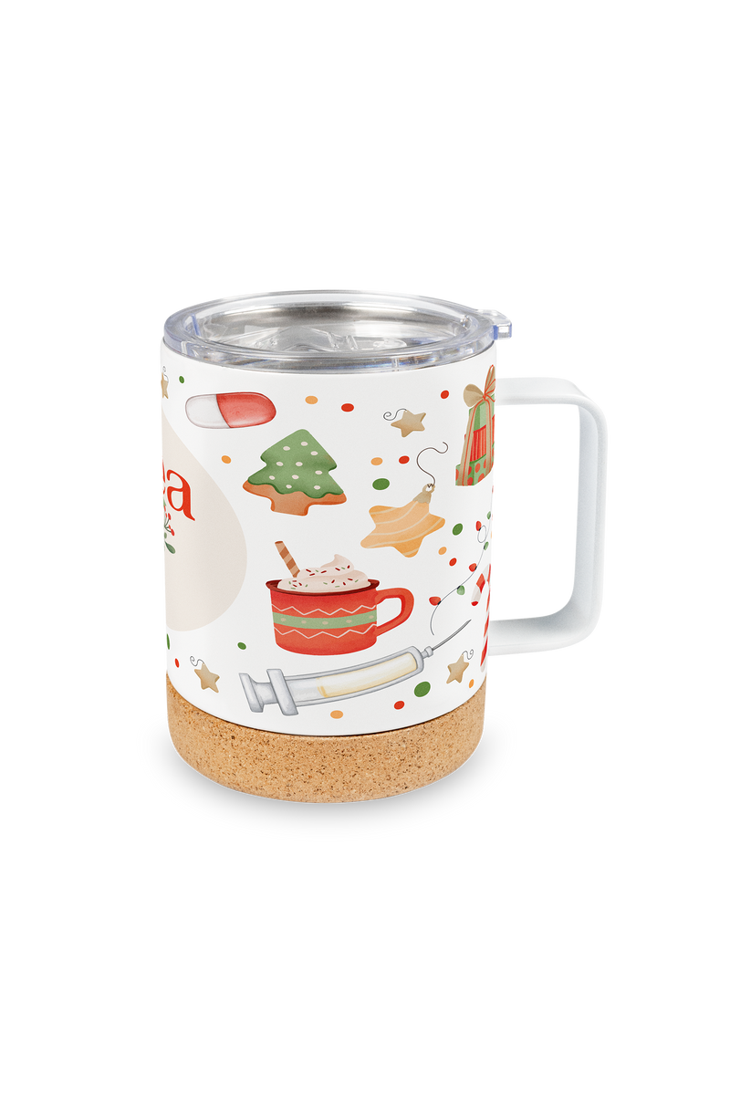 Christmas thermal mug with lid-zoom-